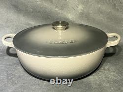 Classic Le Creuset No. 26 Enamel Dutch Oven Rare Grey 4.25 Qt & Lid 10.75 Cast