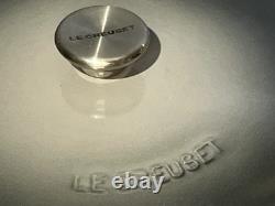 Classic Le Creuset No. 26 Enamel Dutch Oven Rare Grey 4.25 Qt & Lid 10.75 Cast