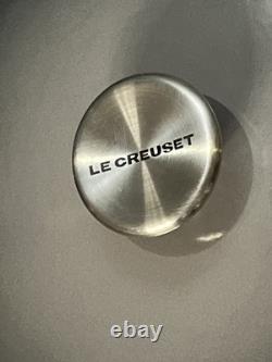 Classic Le Creuset No. 26 Enamel Dutch Oven Rare Grey 4.25 Qt & Lid 10.75 Cast