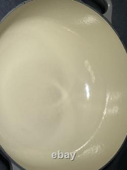 Classic Le Creuset No. 26 Enamel Dutch Oven Rare Grey 4.25 Qt & Lid 10.75 Cast