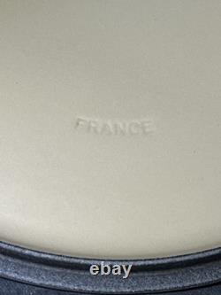 Classic Le Creuset No. 26 Enamel Dutch Oven Rare Grey 4.25 Qt & Lid 10.75 Cast