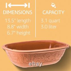 Clay Roaster Non-Stick Dutch Oven Healthy Pot Cooking Clay Baker Versati