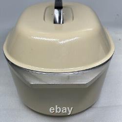 Club Aluminum Cookware Beige Roaster Dutch Oven WithLid Never Used