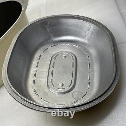 Club Aluminum Cookware Beige Roaster Dutch Oven WithLid Never Used