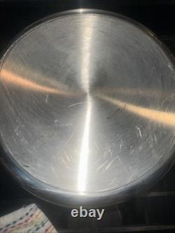 Cordon Bleu 6.5 Qt Stockpot 7-Ply Surgical T304 Stainless Dutch Oven Fry Pan Lid