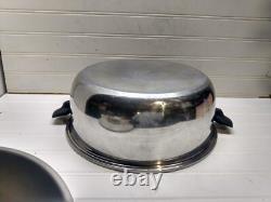 Cordon Bleu 7 Qt Stockpot Pressure Bonded Stainless Steel Dutch Oven Dome Lid