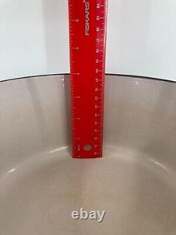 Cousances 22 Brown Cast Iron Enamel Dutch Oven Lid Pan Cookware France Handles