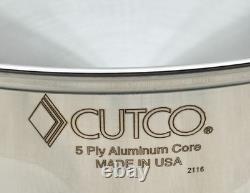 Cutco 5.5 Qt. Dutch Oven with High Dome Cover 5 Ply Aluminum Core