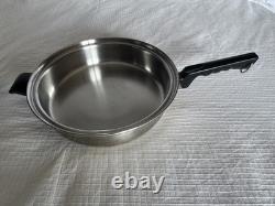 Cutco 6 Qt Stockpot Dutch Oven & Skillet with Lid 5-Ply Stainless Aluminum Core