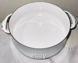 DANSK Kobenstyle JHQ 2 Qt White Enamel 10 Dutch Oven