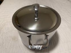 DEMEYERE ATLANTIS 8.9 qt, 18/10 Stainless Steel, Dutch Oven With Lid