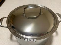 DEMEYERE ATLANTIS 8.9 qt, 18/10 Stainless Steel, Dutch Oven With Lid