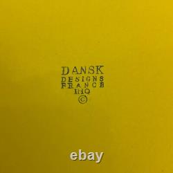 Dansk Kobenstyle IHQ France Yellow Enamel Dutch Oven 8 qt 12 inch Vintage