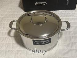 Demeyere Atlantis 5.5 qt, 18/10 Stainless Steel, Dutch Oven With Lid