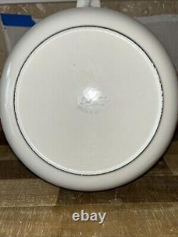 Descoware Autumn Leaves Dutch Oven Enamel Cast Iron Tea Pot 2 Skillets +3 Lids