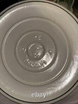 Descoware Autumn Leaves Dutch Oven Enamel Cast Iron Tea Pot 2 Skillets +3 Lids