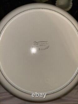 Descoware Autumn Leaves Dutch Oven Enamel Cast Iron Tea Pot 2 Skillets +3 Lids