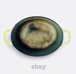 Descoware Robert Markley Citron Yellow Enamel Dutch Oven Cast Iron with Lid