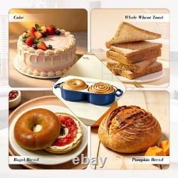 Double Dutch Oven for Sourdough Bread Baking, Enameled Cast Iron Bread Pot with