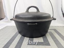 Dutch Oven 88B Cast Iron with Self Basting Lid 8 1288 Hammered