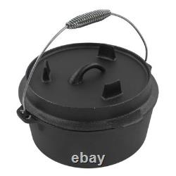 Dutch Oven Camping With Lid Nonstick Multifunction Cook Evenly Dutch Oven