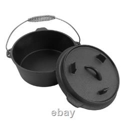 Dutch Oven Camping With Lid Nonstick Multifunction Cook Evenly Dutch Oven