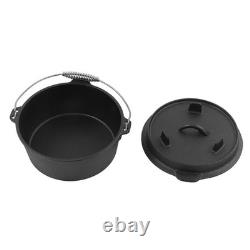 Dutch Oven Camping With Lid Nonstick Multifunction Cook Evenly Dutch Oven