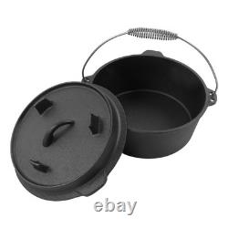 Dutch Oven Camping With Lid Nonstick Multifunction Cook Evenly Dutch Oven XG