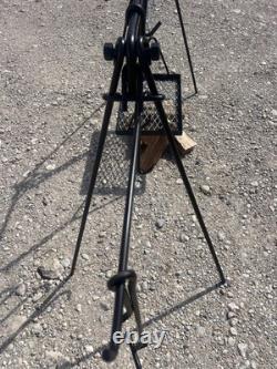 Dutch oven cookset, Open fire cooking, Cowboy cooking, Campfire grill, Asado