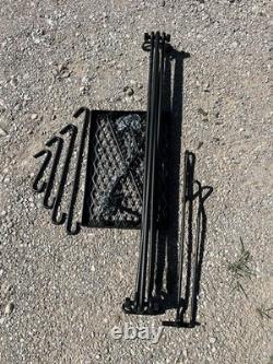 Dutch oven cookset, Open fire cooking, Cowboy cooking, Campfire grill, Asado