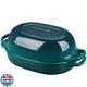 Edging Casting Enameled Cast Iron Oval Dutch Oven Pot With Lid, D