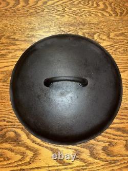 (ERROR) Misspelled GRISWOLD Erie Slant Logo Cast Iron No. 9 Dutch Oven Lid 2552
