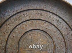 Early Cast Iron Griswold No. 9 Lg Block Logo Dutch Oven Lid 2552 Pot Pan Roaster