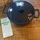 Emeril Emerilware Enameled Cast Iron Pan Large Saucepan Dutch Oven With Lid