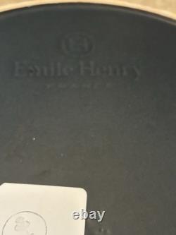 Emile Henry 7.5 Qt. Dutch Oven with lid reg. $335 nwob matte dark navy rare