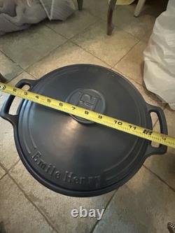 Emile Henry 7.5 Qt. Dutch Oven with lid reg. $335 nwob matte dark navy rare