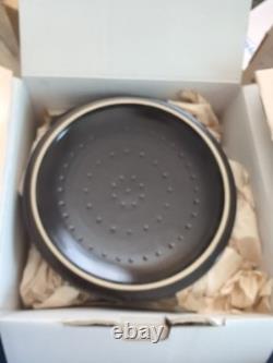 Emile Henry Cocotte Flame Round Stewpot Dutch Oven, 4.2 Quart Black