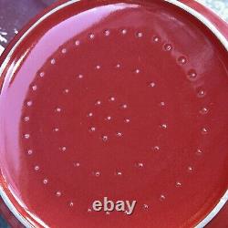 Emile Henry Flame Round Stewpot Dutch Oven 4.2 Quart Burgundy OPEN BOX