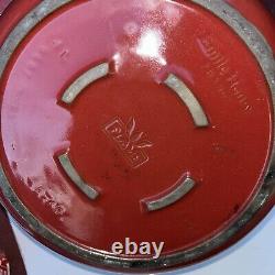 Emile Henry Flame Round Stewpot Dutch Oven 4.2 Quart Burgundy OPEN BOX