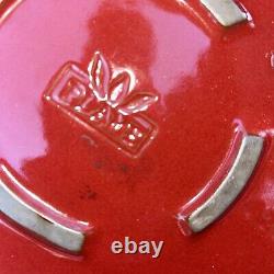Emile Henry Flame Round Stewpot Dutch Oven 4.2 Quart Burgundy OPEN BOX