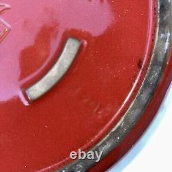 Emile Henry Flame Round Stewpot Dutch Oven 4.2 Quart Burgundy OPEN BOX