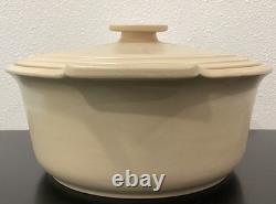 Emile Henry Sublime Ceramic 7.5 Quart Dutch Oven Creme Round Casserole 13 Diam