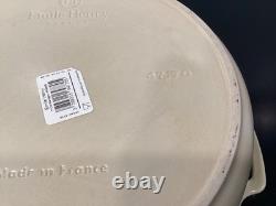 Emile Henry Sublime Ceramic 7.5 Quart Dutch Oven Creme Round Casserole 13 Diam
