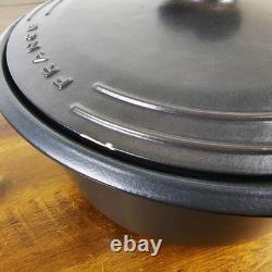 Emile Henry Sublime Ceramic Dutch Oven 7.5 qt Graphite Made in France $300 READ