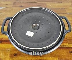 Emile Henry Sublime Ceramic Dutch Oven 7.5 qt Graphite Made in France $300 READ