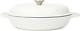 Enameled Cast Iron Braiser With Lid, Cast Iron Casserole Dish 3.6qt /3.4l Wh