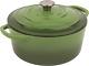 Enameled Cast Iron Dutch Oven With Lid Oversized Handles, Dome Lid, Dutch Oven