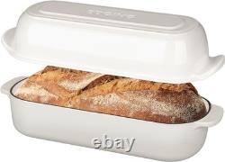 Enameled Cast Iron Loaf Pan with Lid, Dutch Oven Bread pan for Homemade Sourd