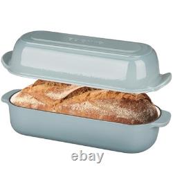 Enameled Cast Iron Loaf Pan with Lid, Dutch Oven Bread pan for Homemade Sourd
