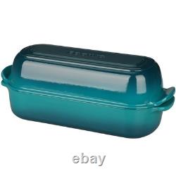 Enameled Cast Iron Loaf Pan with Lid, Dutch Oven Bread pan for Homemade Sourd